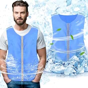 PANGTIKU Evaporative Ice Cooling Vest for Men - Body Cold